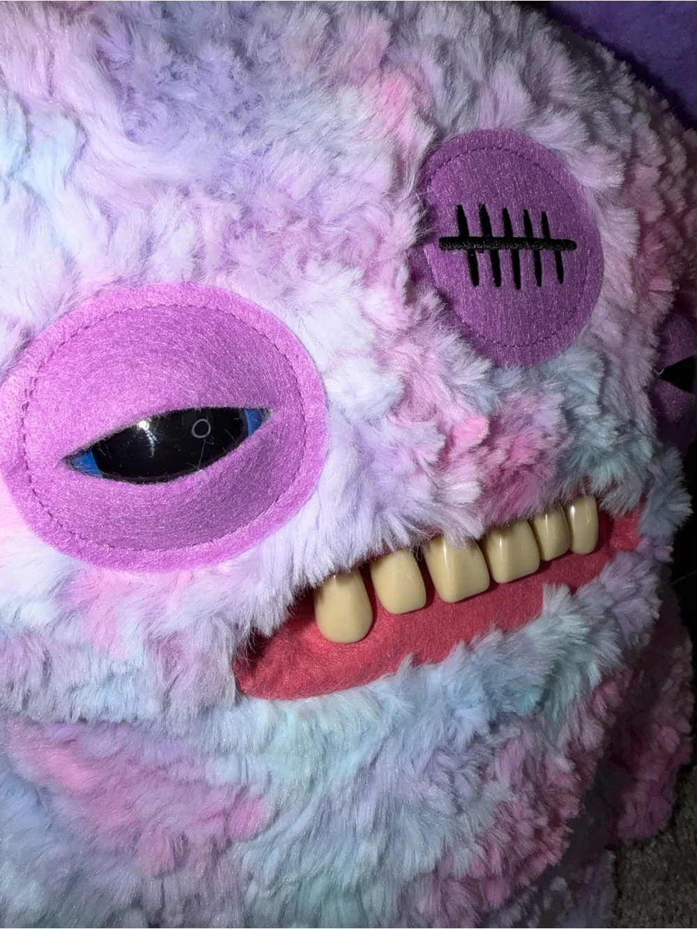 ZURU Fuggler Bigg Fuggs 2.0 Annoyed Alien Plush 🩵💜💗